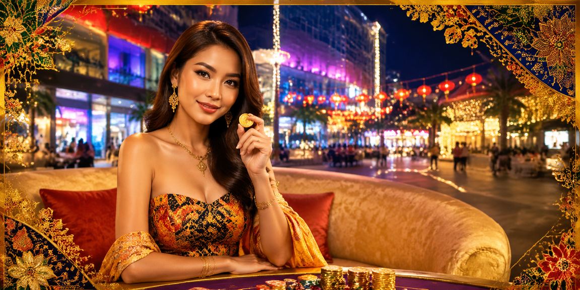 Permainan Baccarat di kasino Johor Bahru dengan tema batik
