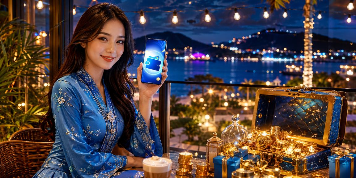 Pemain menggunakan telefon bimbit di Langkawi untuk bermain permainan meja
